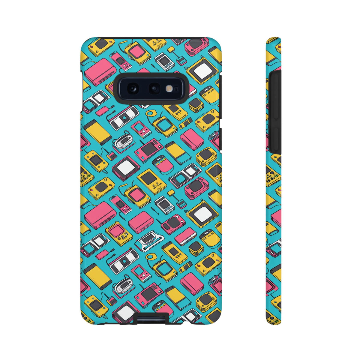 90s Themed Seamless Pattern Phone Case – Embrace Retro Style and Protection 237