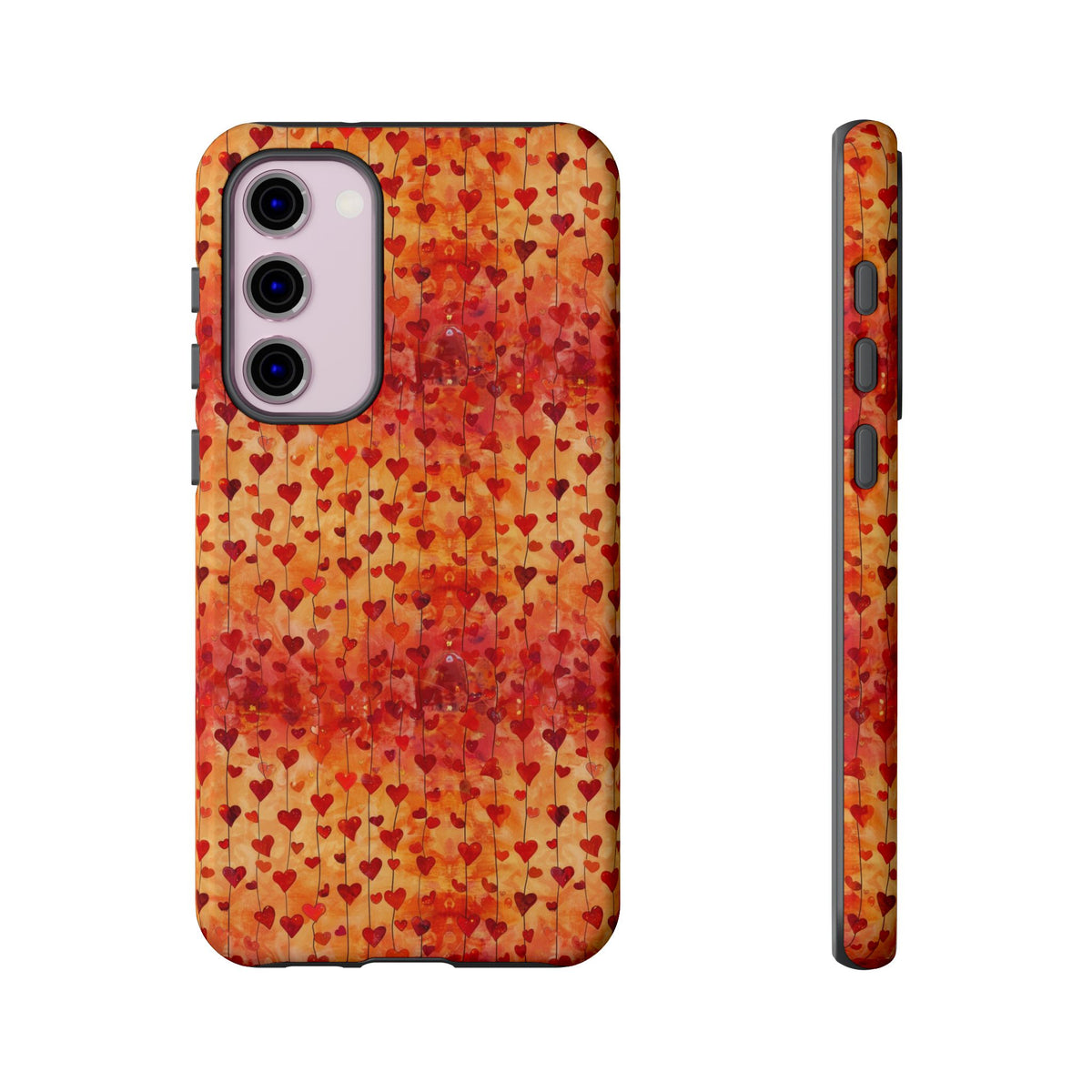 Heart Pattern Phone Case – Stylish & Loving Design for Your Device 827