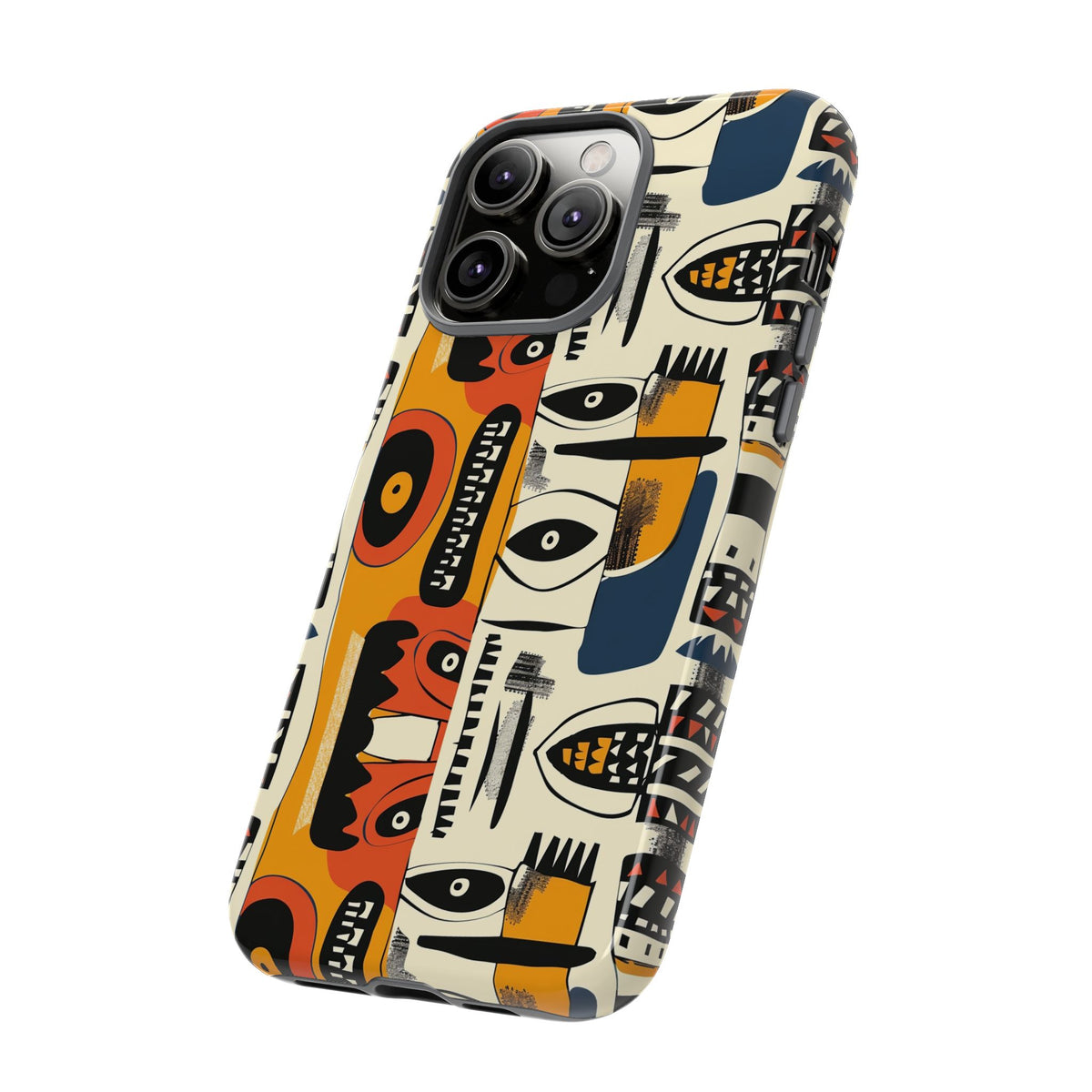 Stylish African Pattern Phone Case – Unique and Vibrant Protection 204