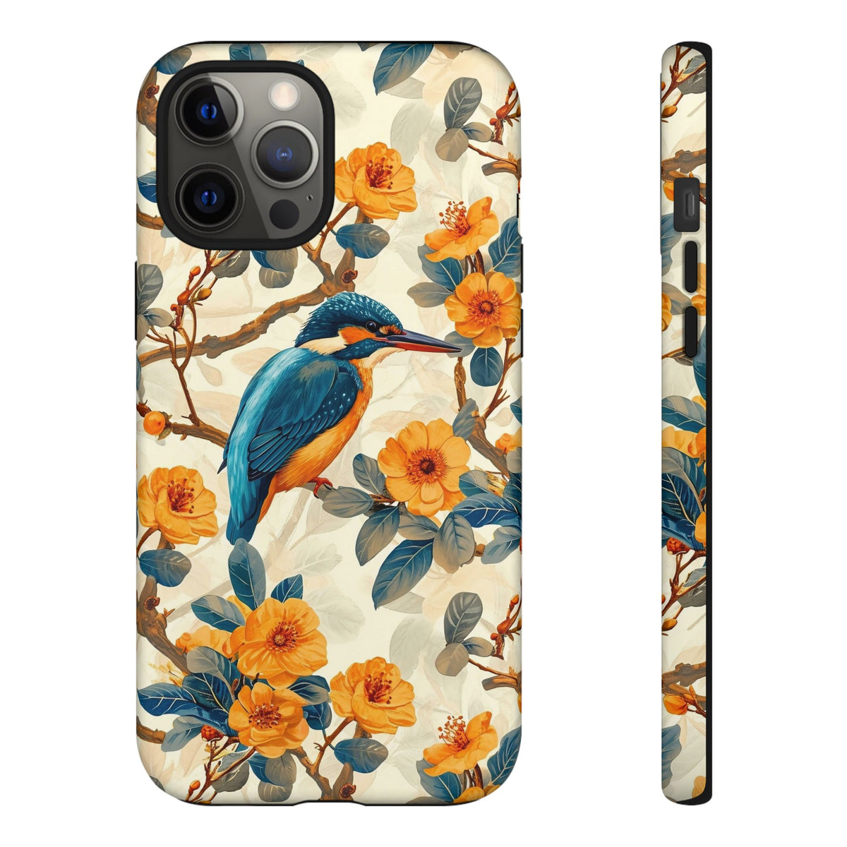 Birds Seamless Pattern Phone Case – Elegant and Timeless Avian Design