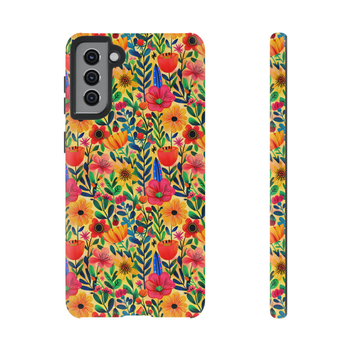 Frida Kahlo's Flower Phone Case – Artistic Elegance for Your Phone 7