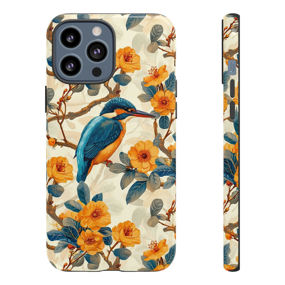 Birds Seamless Pattern Phone Case – Elegant and Timeless Avian Design