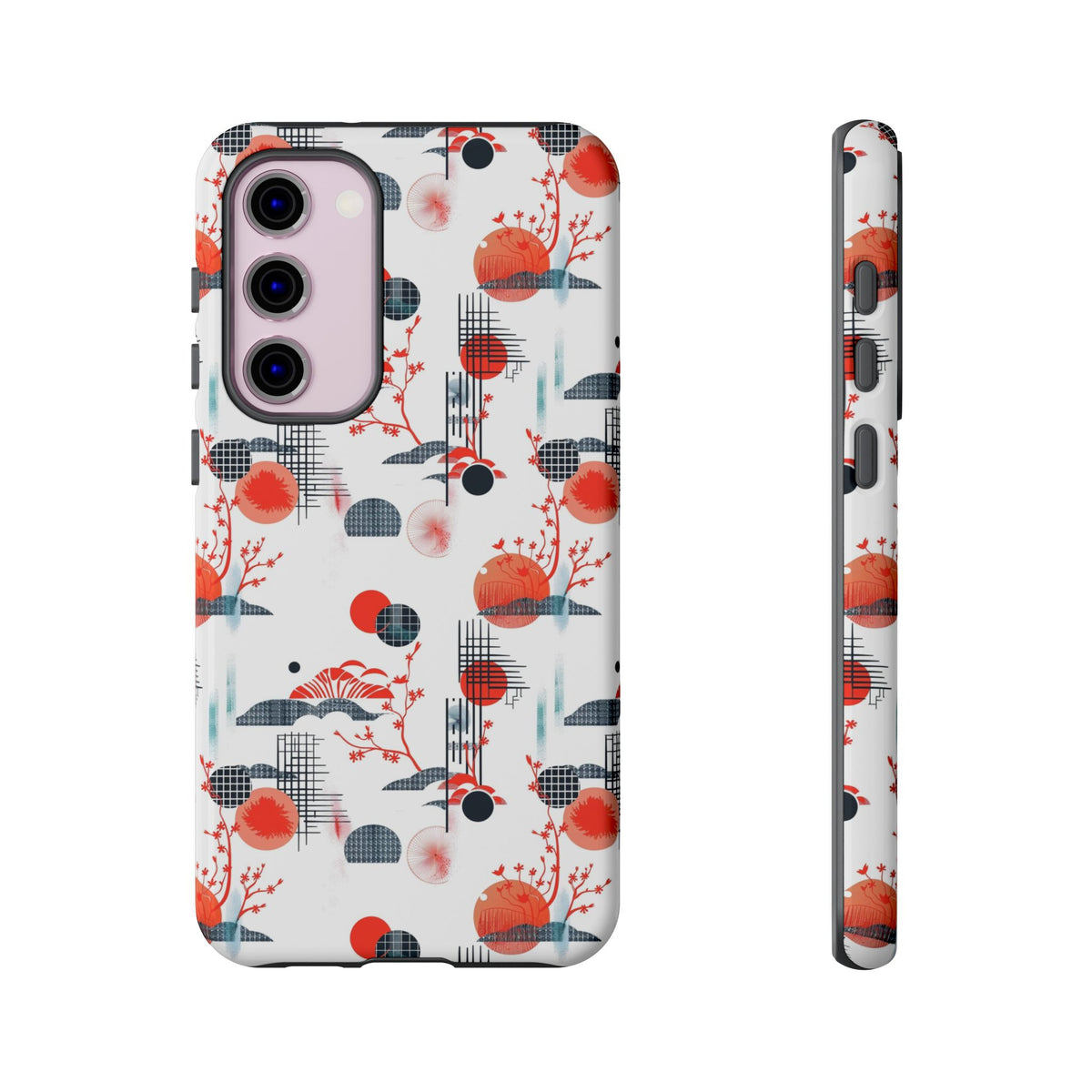 Japanese Pattern Phone Case – Elegant & Timeless Design for Your Phone 082