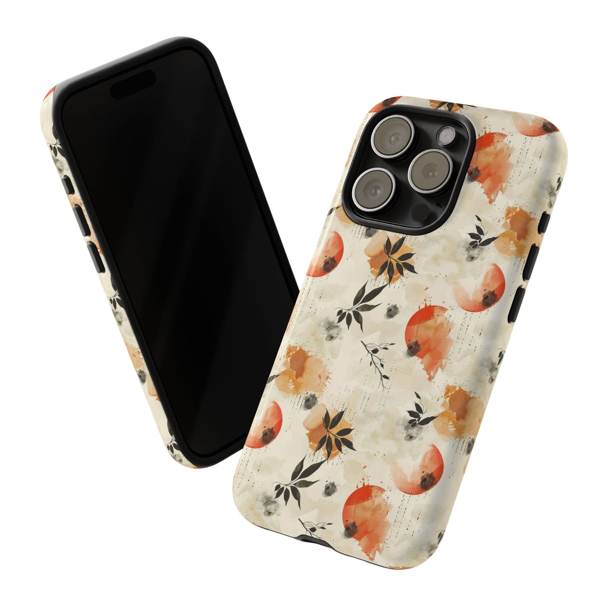 Japanese Pattern Phone Case – Elegant & Timeless Design for Your Phone 058