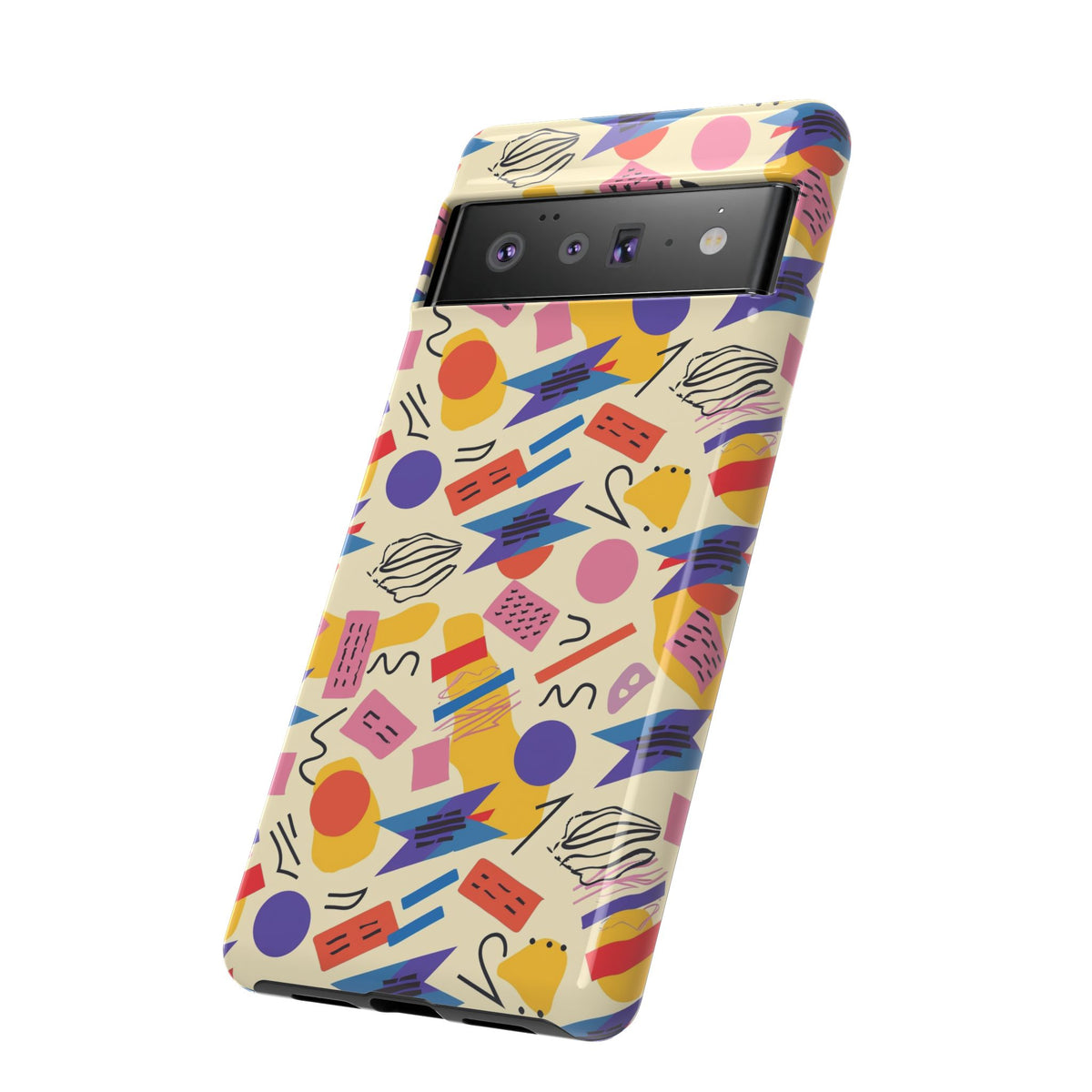 90s Themed Seamless Pattern Phone Case – Embrace Retro Style and Protection 270