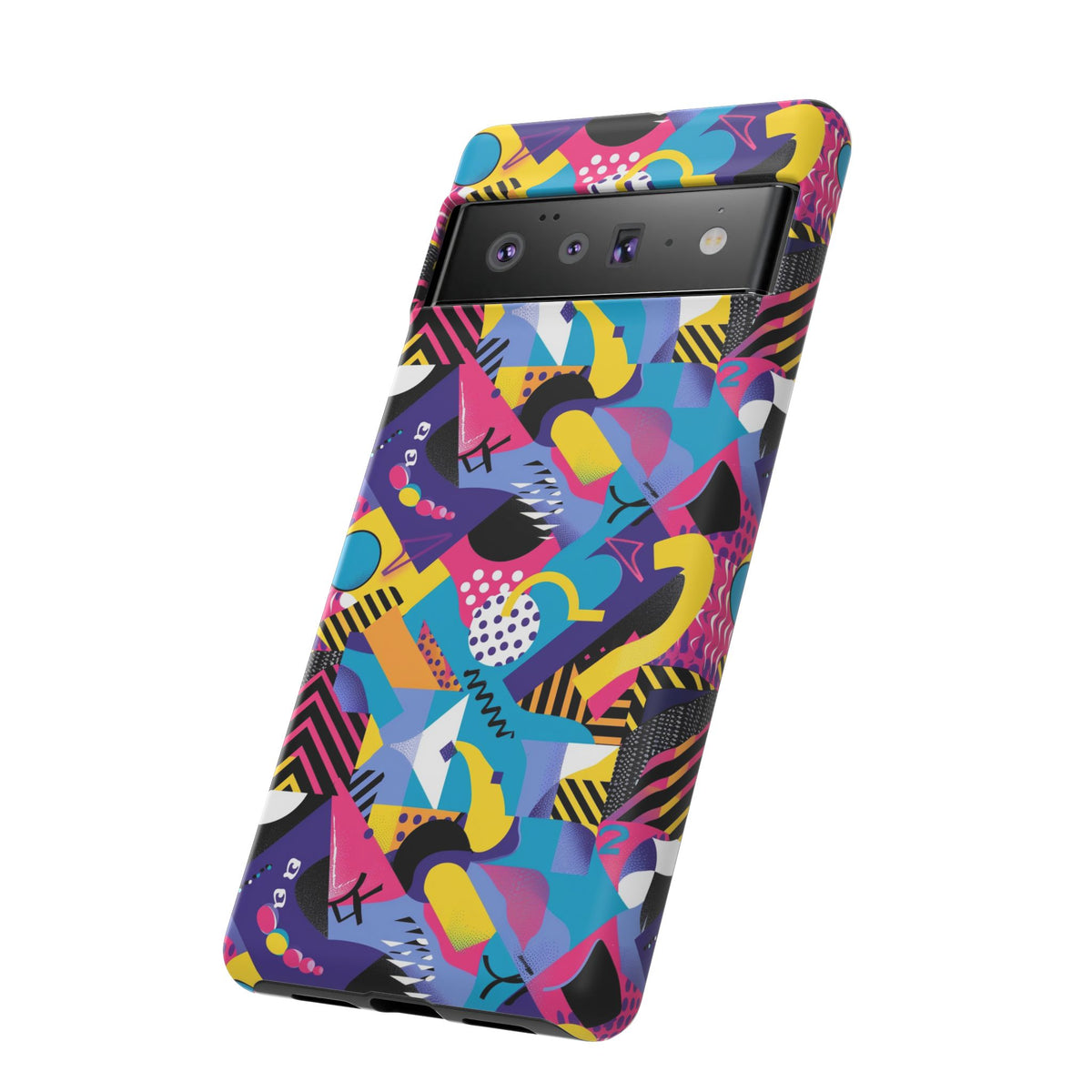 90s Themed Seamless Pattern Phone Case – Embrace Retro Style and Protection 303