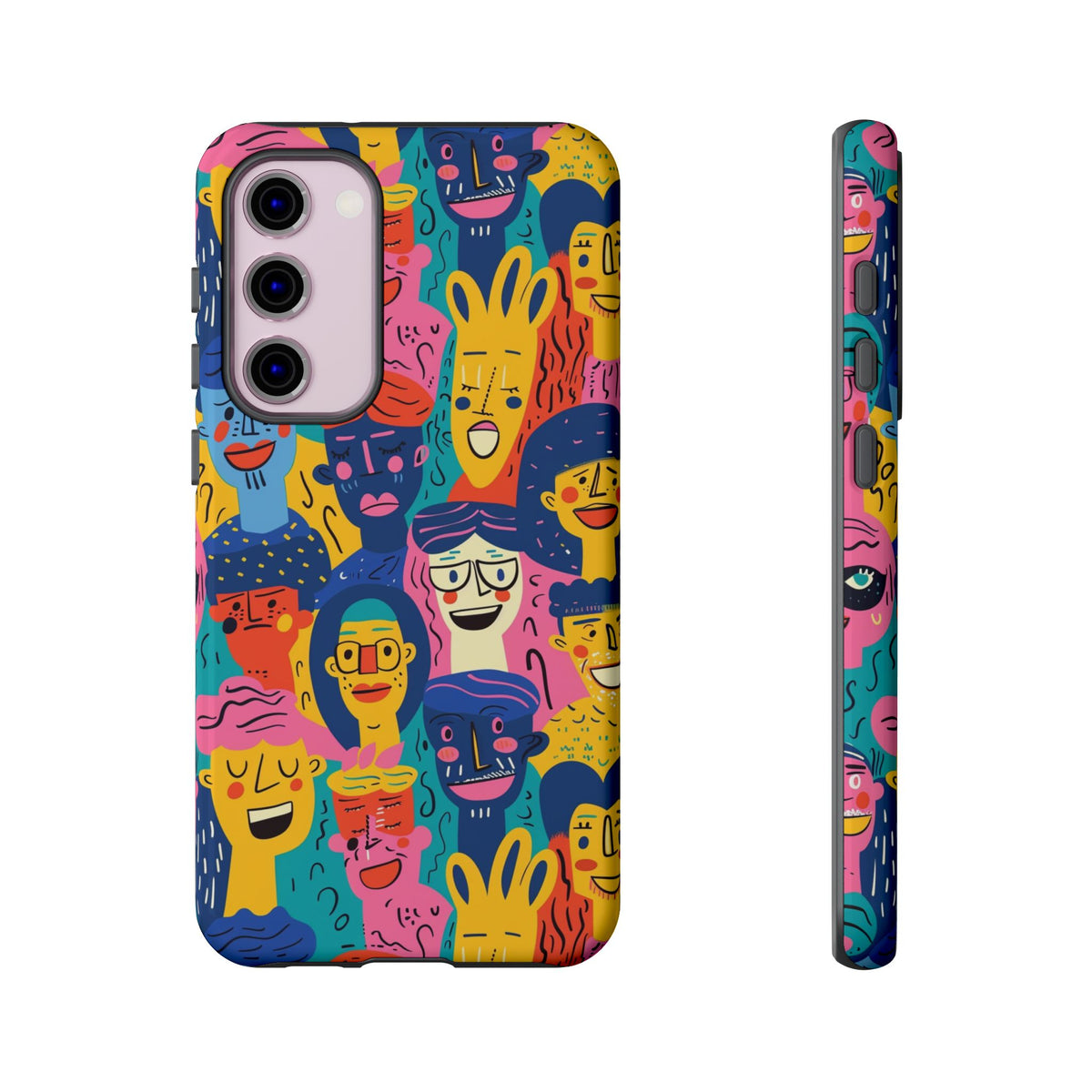 Happy Faces Phone Case – Joyful and Cheerful Design for a Bright Look 6