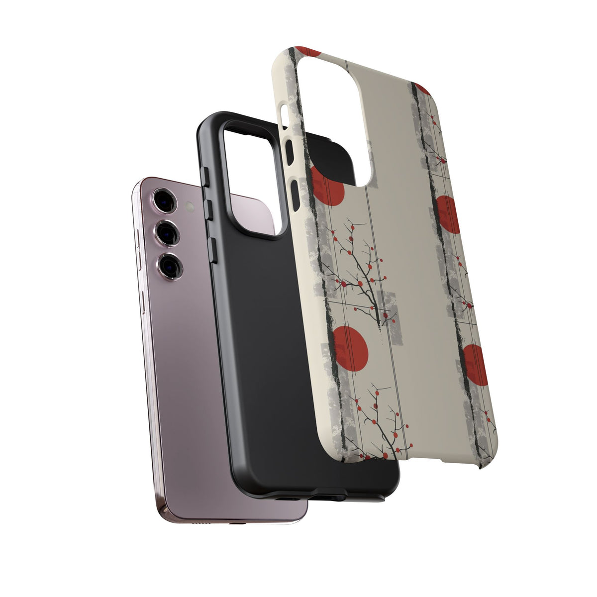 Japanese Pattern Phone Case – Elegant & Timeless Design for Your Phone 004