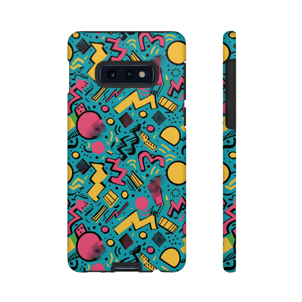 90s Themed Seamless Pattern Phone Case – Embrace Retro Style and Protection 253