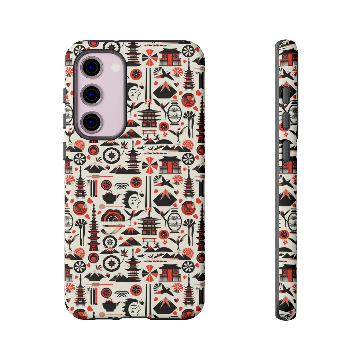 Japanese Pattern Phone Case – Elegant & Timeless Design for Your Phone 006