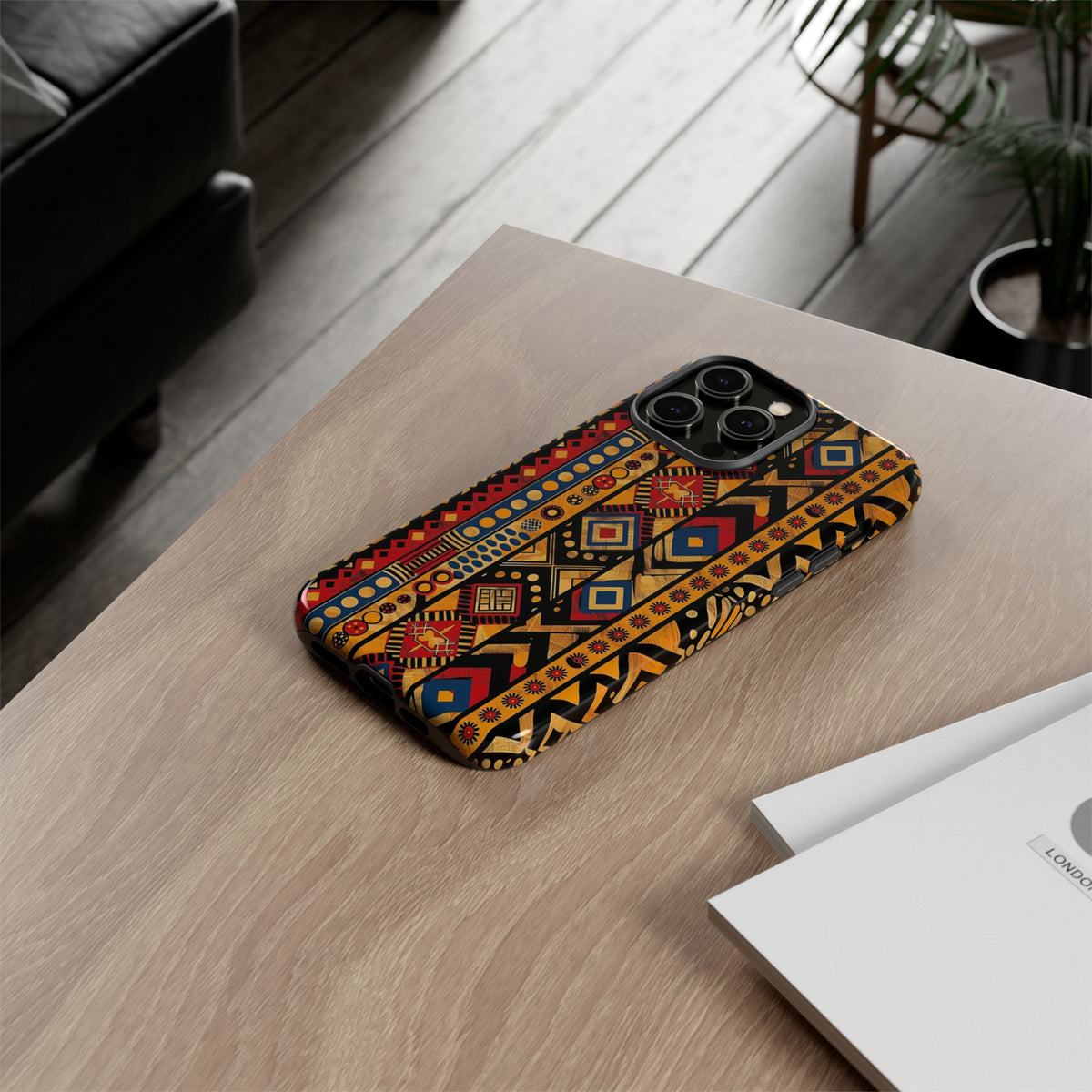 Stylish African Pattern Phone Case – Unique and Vibrant Protection 148