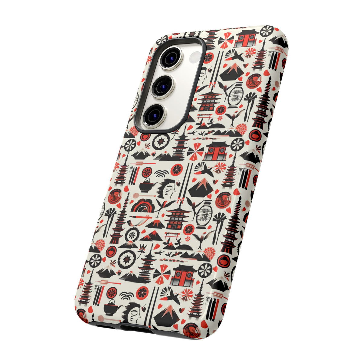 Japanese Pattern Phone Case – Elegant & Timeless Design for Your Phone 006