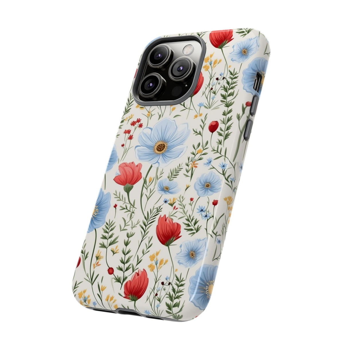 Wildflower Design Phone Case – Beautiful Nature-Inspired Floral Pattern