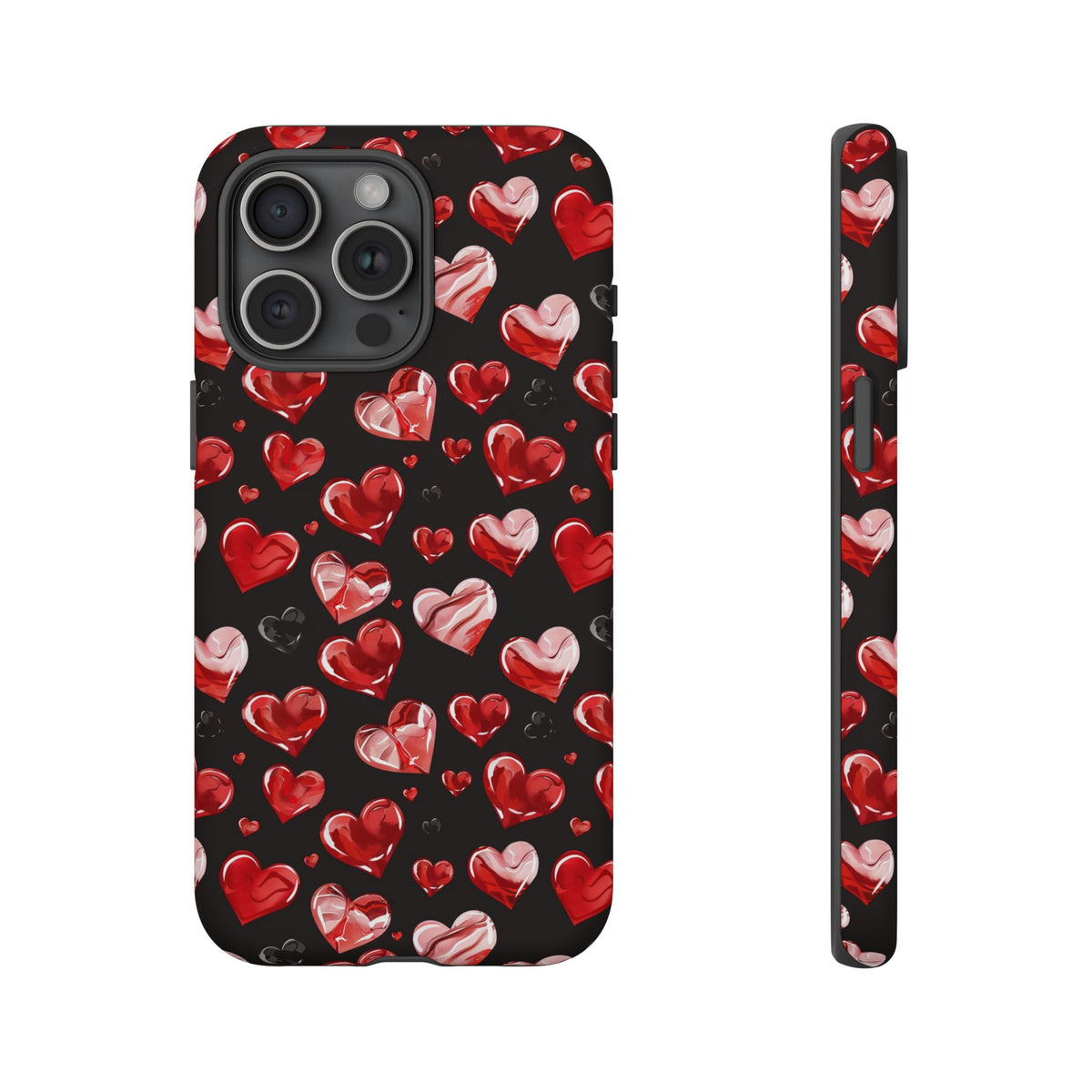 Heart Pattern Phone Case – Stylish & Loving Design for Your Device 365