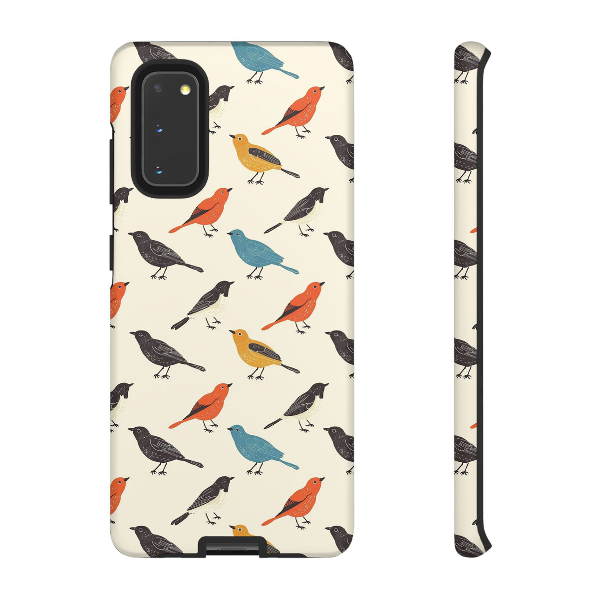 Birds Seamless Pattern Phone Case – Elegant and Timeless Avian Design 5