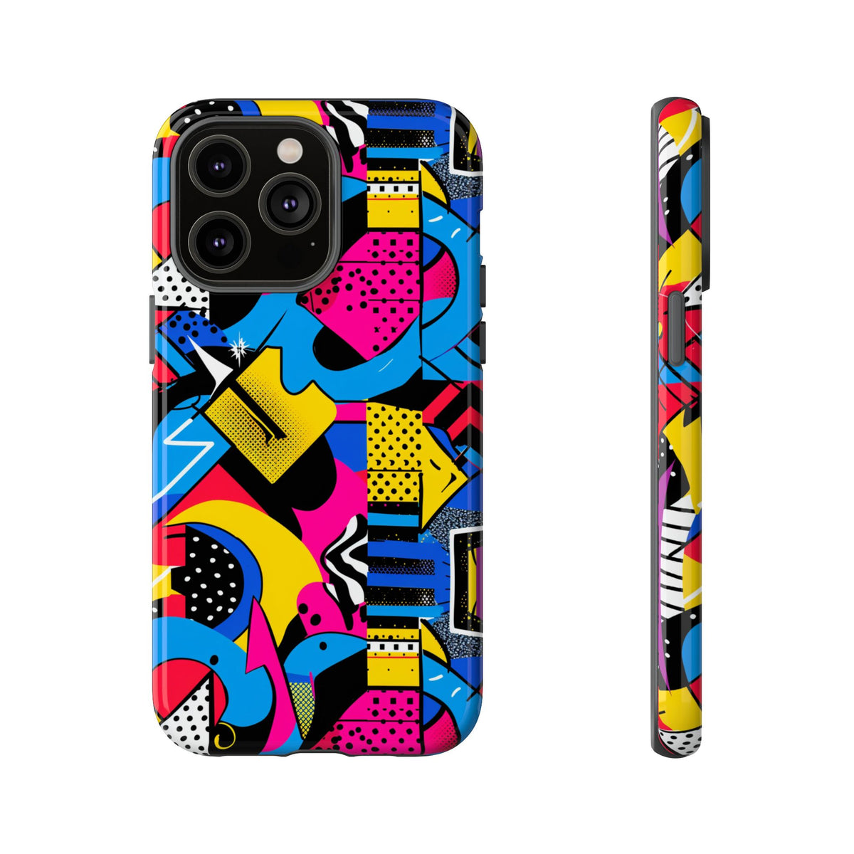 Retro 80s Seamless Phone Case – Vintage Style Meets Modern Protection