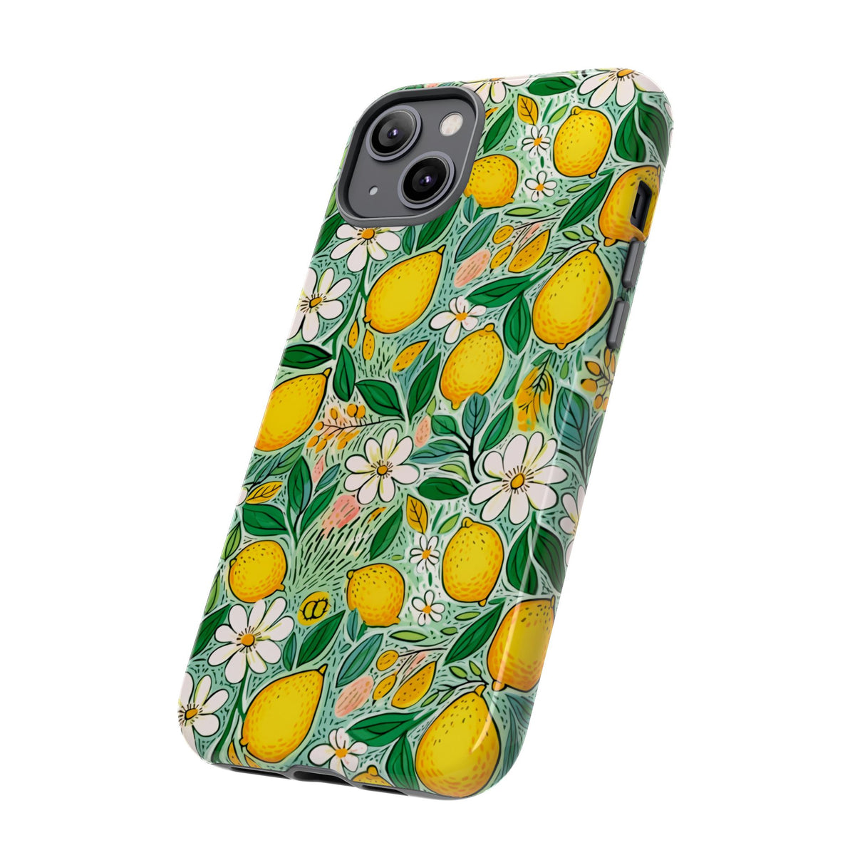 Cute Summer Lemons Phone Case – Refreshing Citrus Design for Your Phone 3