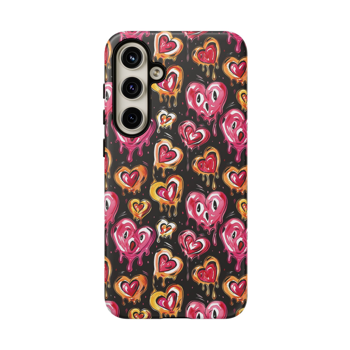 Heart Pattern Phone Case – Stylish & Loving Design for Your Device 361