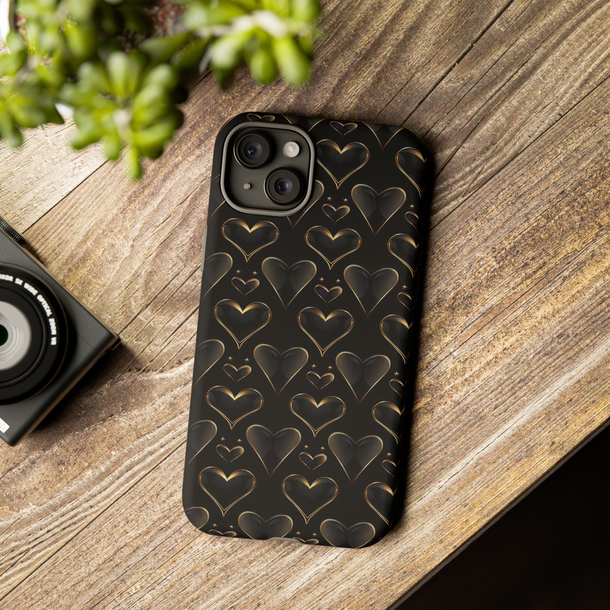 Heart Pattern Phone Case – Stylish & Loving Design for Your Device 362