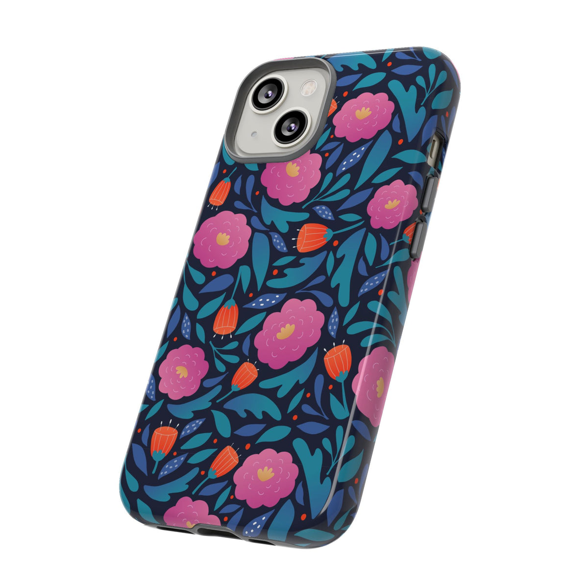 Colorful Little Flower Design Phone Case – Bright and Cheerful Floral Phone Cover 2