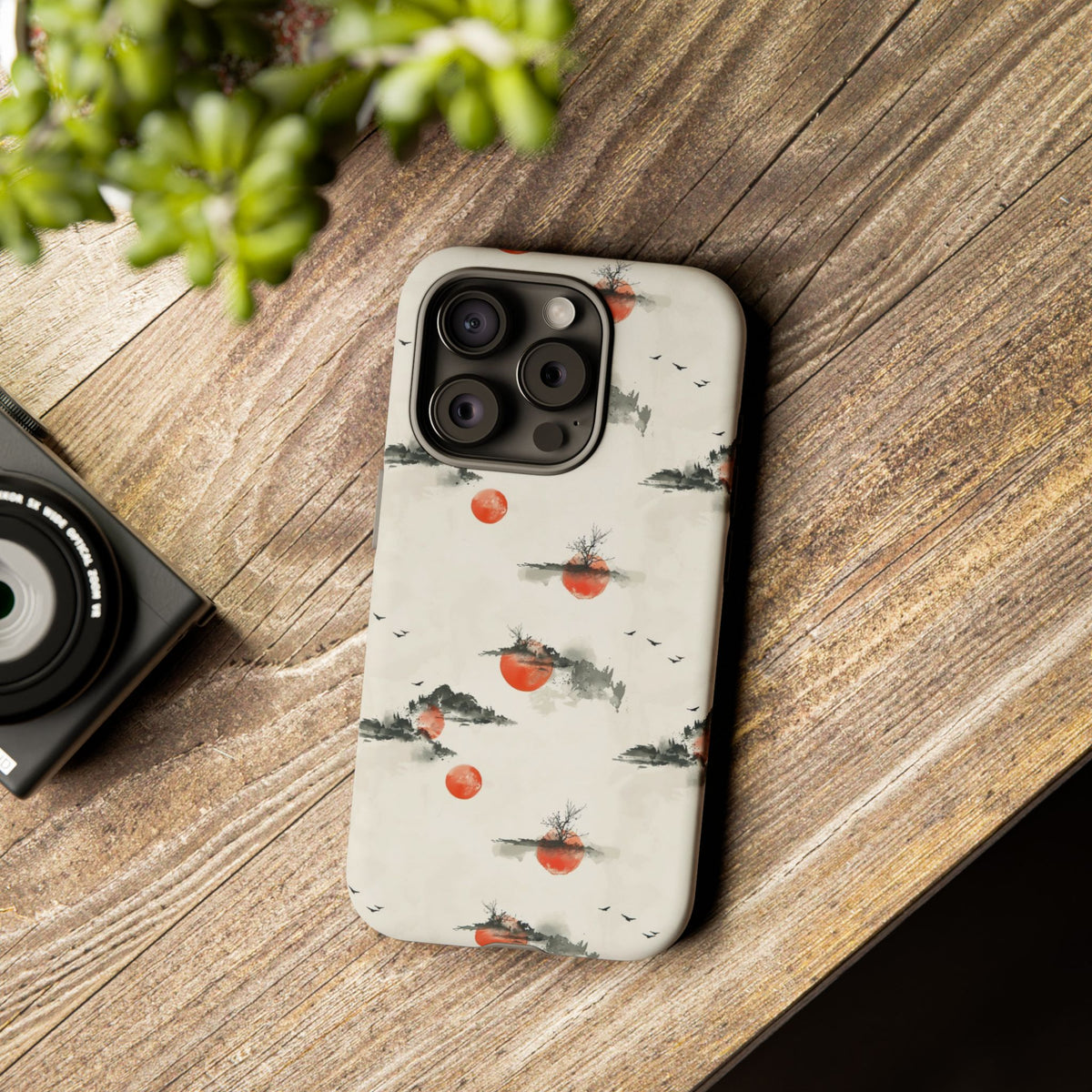 Japanese Pattern Phone Case – Elegant & Timeless Design for Your Phone 502