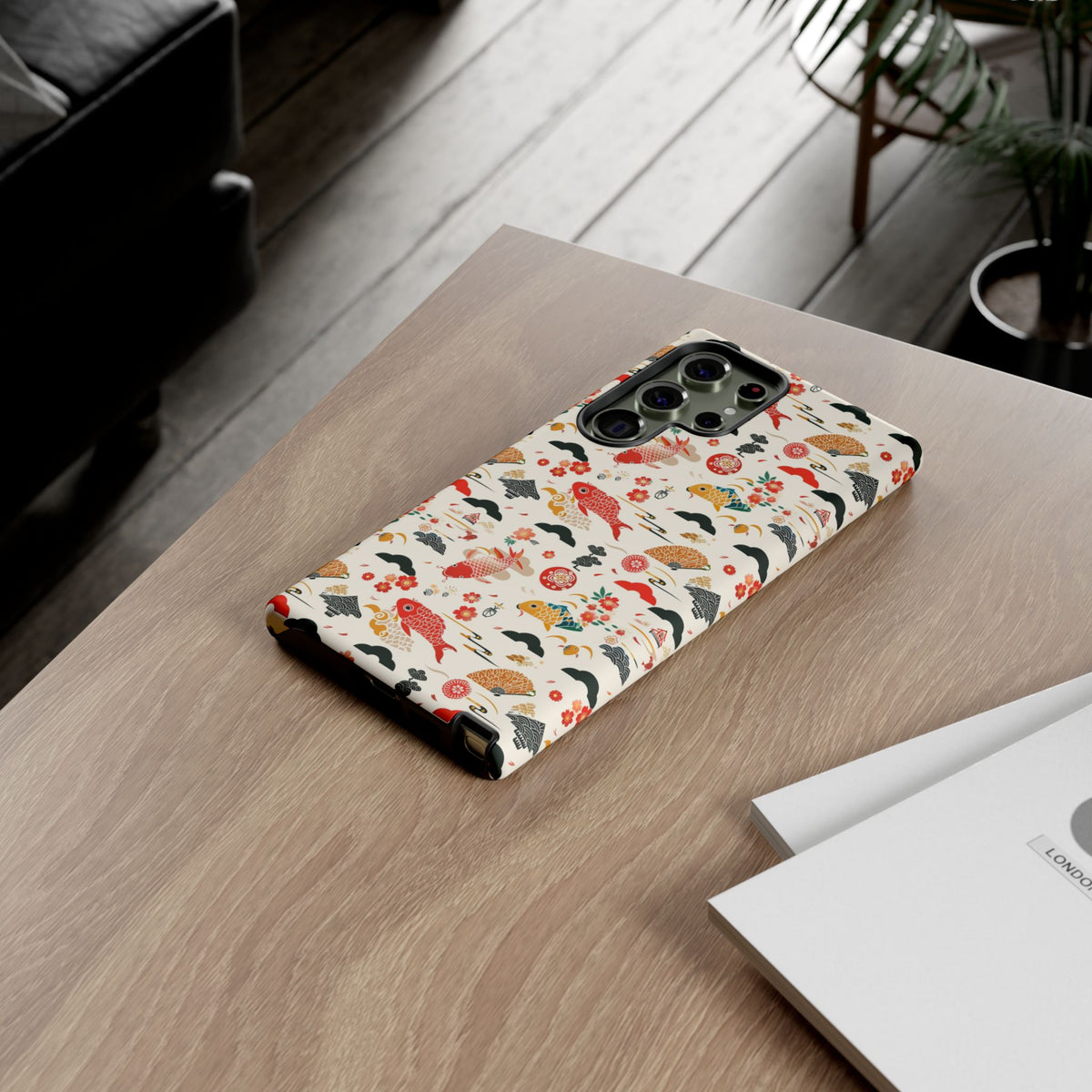 Japanese Pattern Phone Case – Elegant & Timeless Design for Your Phone 154