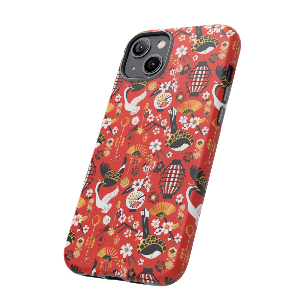 Japanese Pattern Phone Case – Elegant & Timeless Design for Your Phone 056