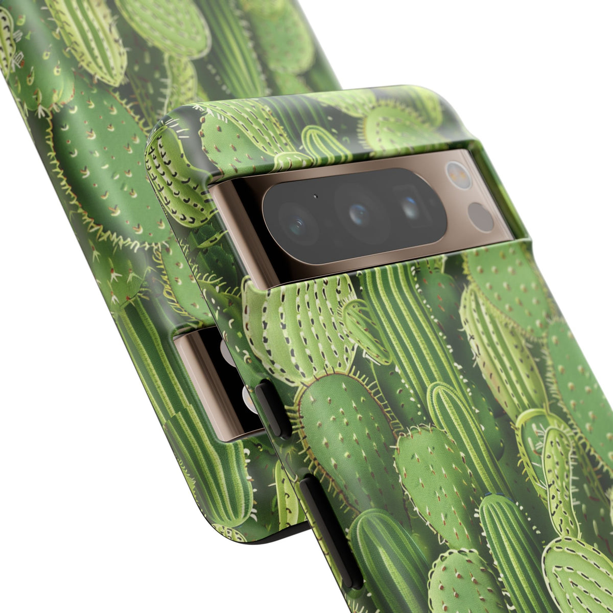 Cactus Embroidery Phone Case – Elegant and Unique Handcrafted Cactus Design