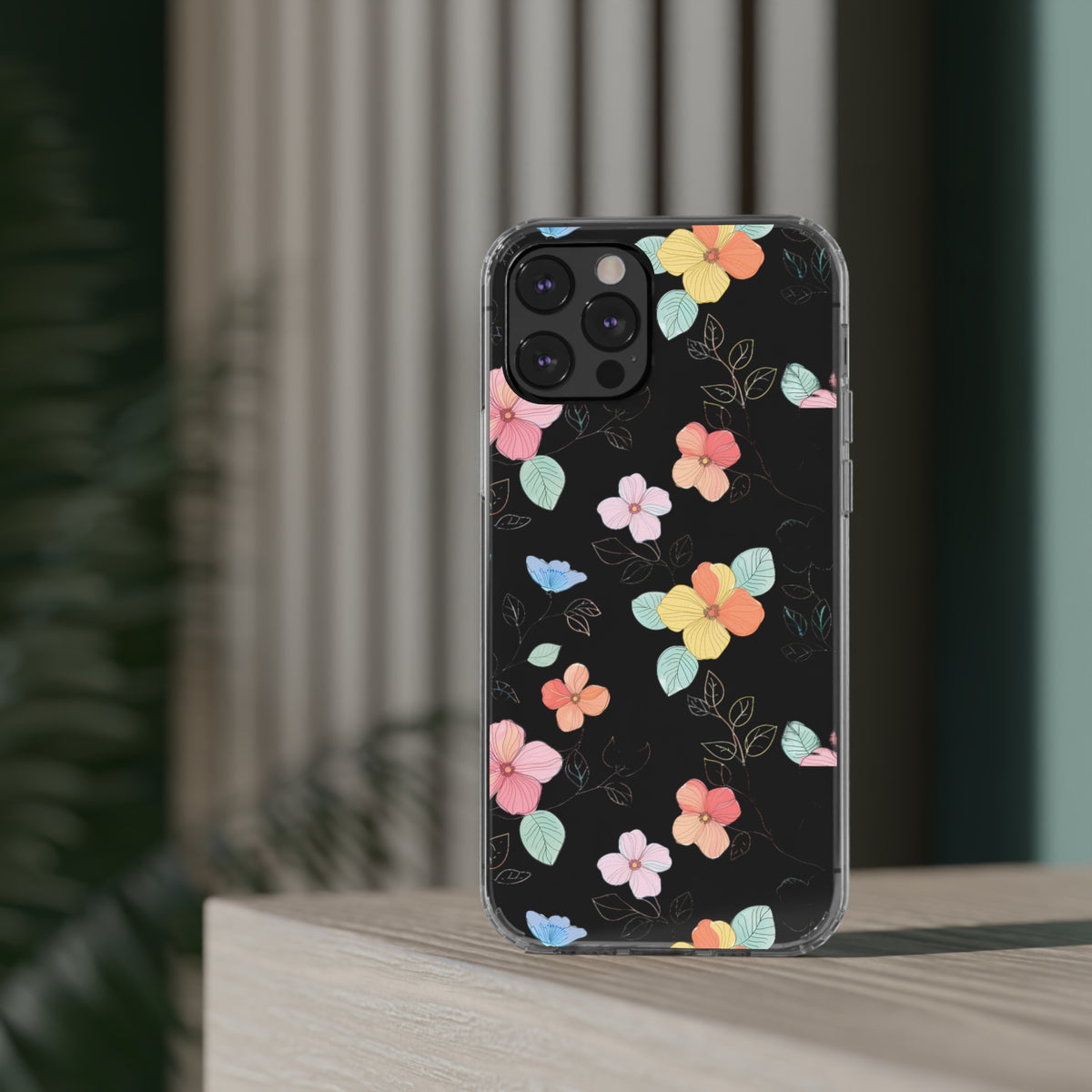 Wild Flowers Garden Stitch Phone Case – Nature-Inspired Floral Design 6