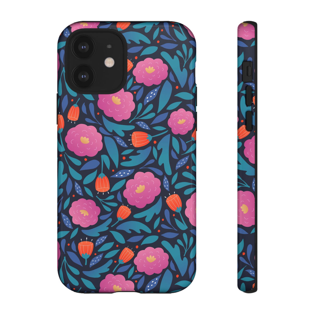 Colorful Little Flower Design Phone Case – Bright and Cheerful Floral Phone Cover 2