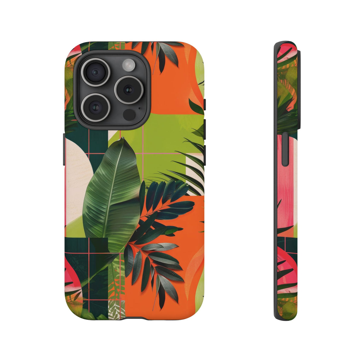 Jungle Collage Phone Case – Vibrant & Durable Nature-Inspired Protection