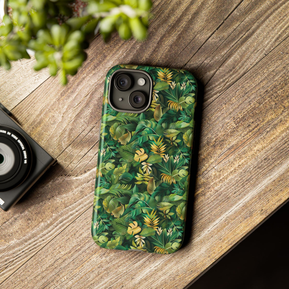 Jungle Pattern Phone Case – Exotic & Lush Design for Your Phone 330