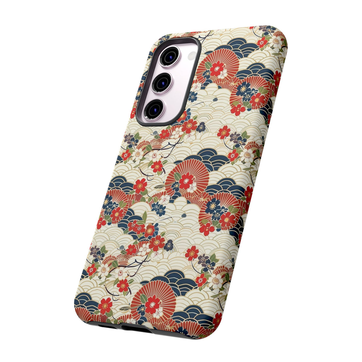 Japanese Pattern Phone Case – Elegant & Timeless Design for Your Phone 124