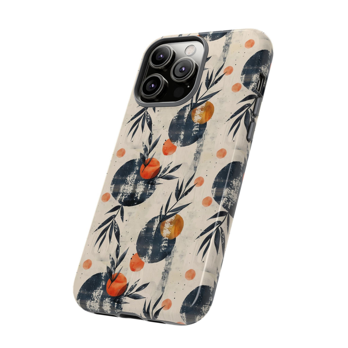 Japanese Pattern Phone Case – Elegant & Timeless Design for Your Phone 088