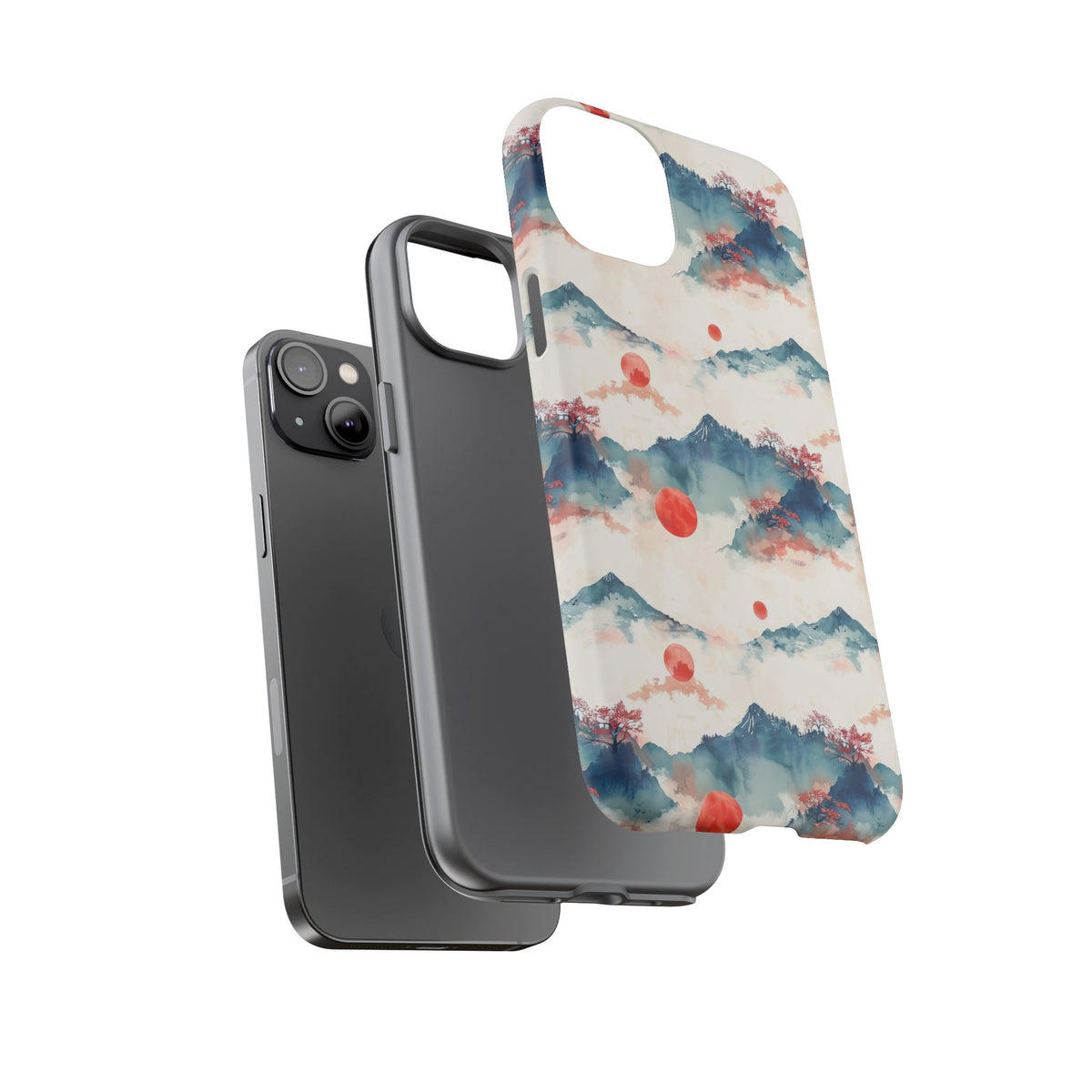 Japanese Pattern Phone Case – Elegant & Timeless Design for Your Phone 477