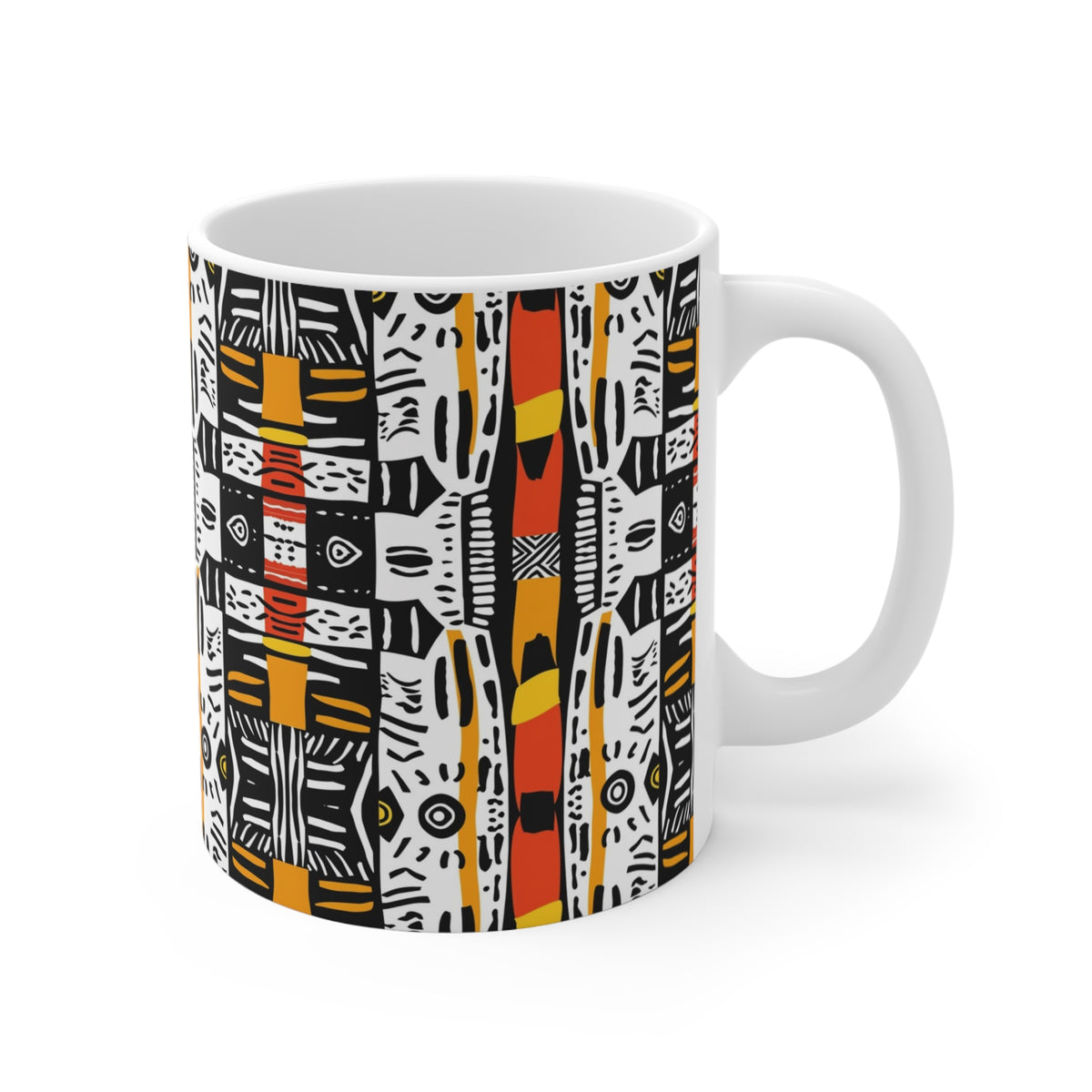 All-Over African Pattern Coffee Mug 558