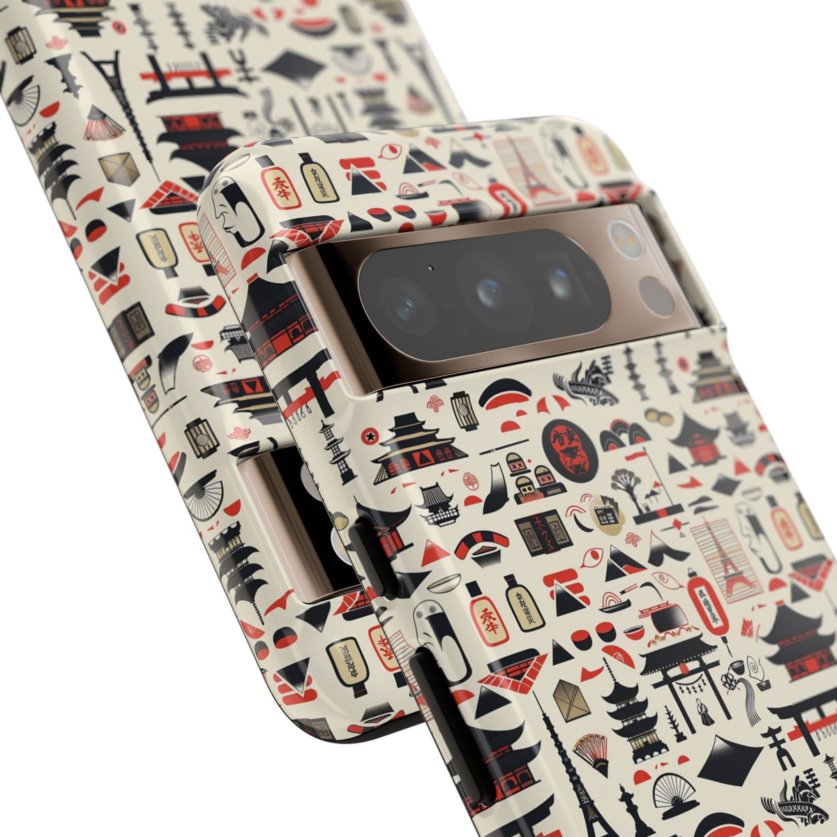 Japanese Pattern Phone Case – Elegant & Timeless Design for Your Phone 010