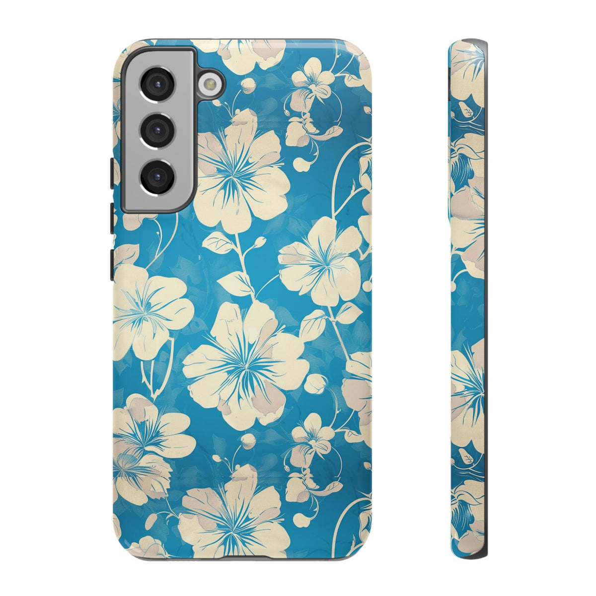 Blue Floral Seamless Pattern Phone Case