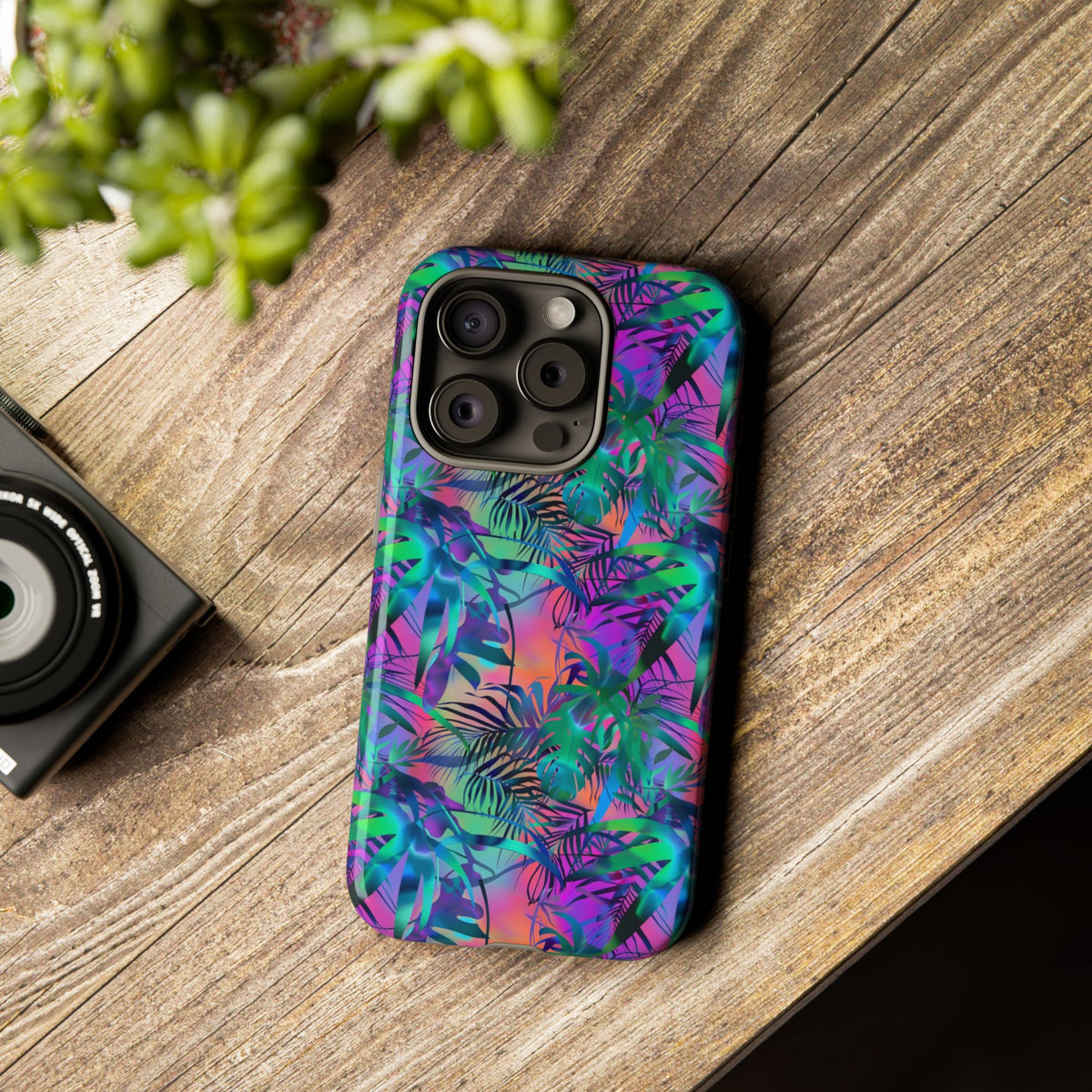 Jungle Pattern Phone Case – Exotic & Lush Design for Your Phone 325