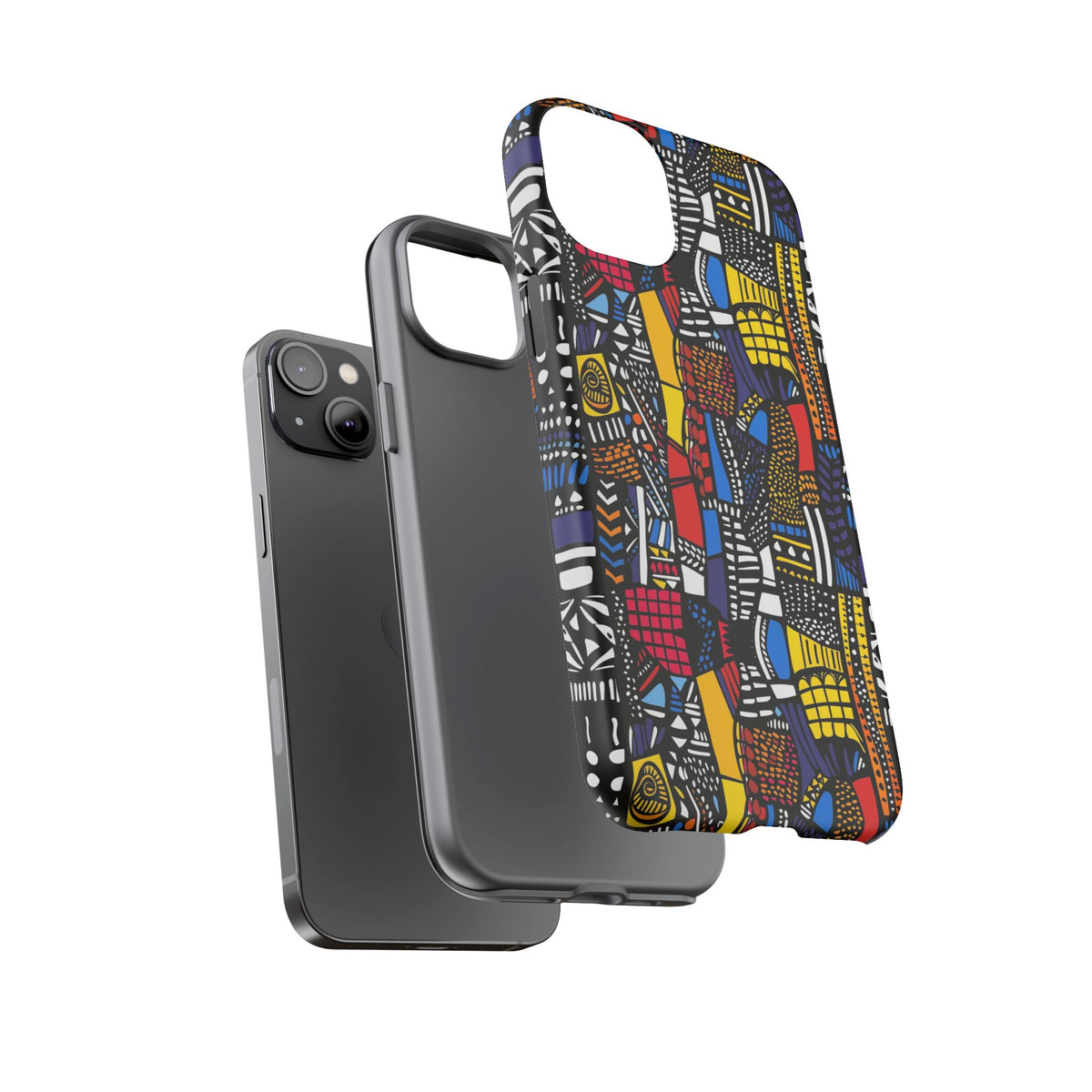 Stylish African Pattern Phone Case – Unique and Vibrant Protection 201