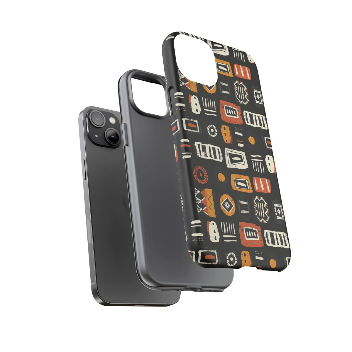 Stylish African Pattern Phone Case – Unique and Vibrant Protection 198