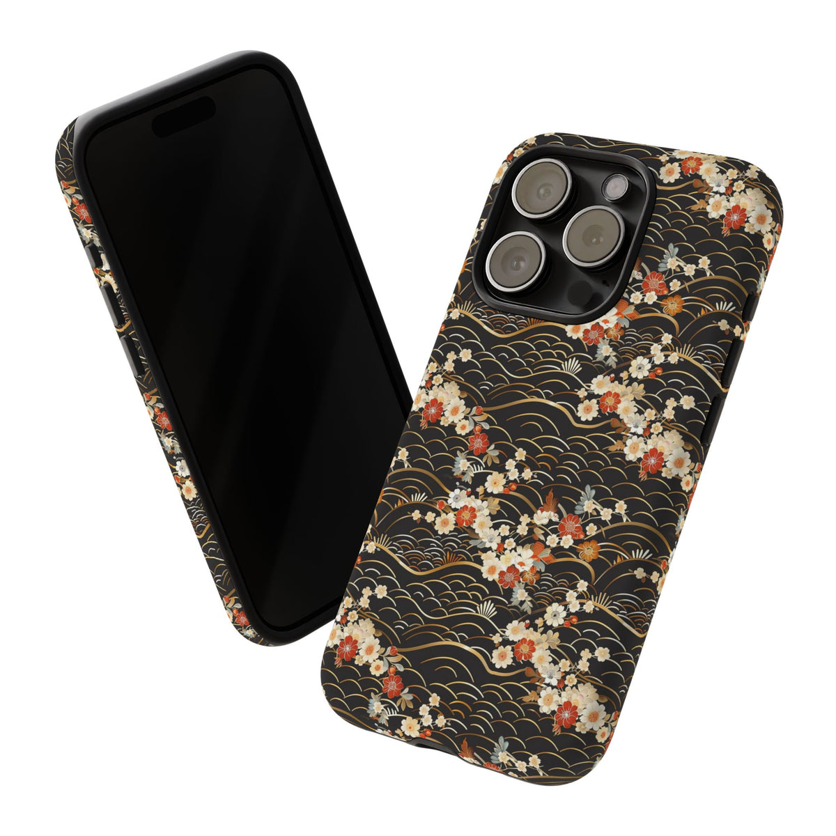 Japanese Pattern Phone Case – Elegant & Timeless Design for Your Phone 097