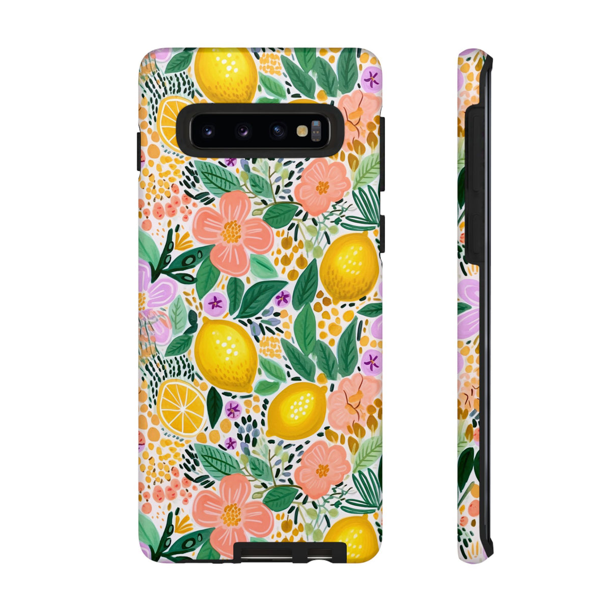 Cute Summer Lemons Phone Case – Refreshing Citrus Design for Your Phone