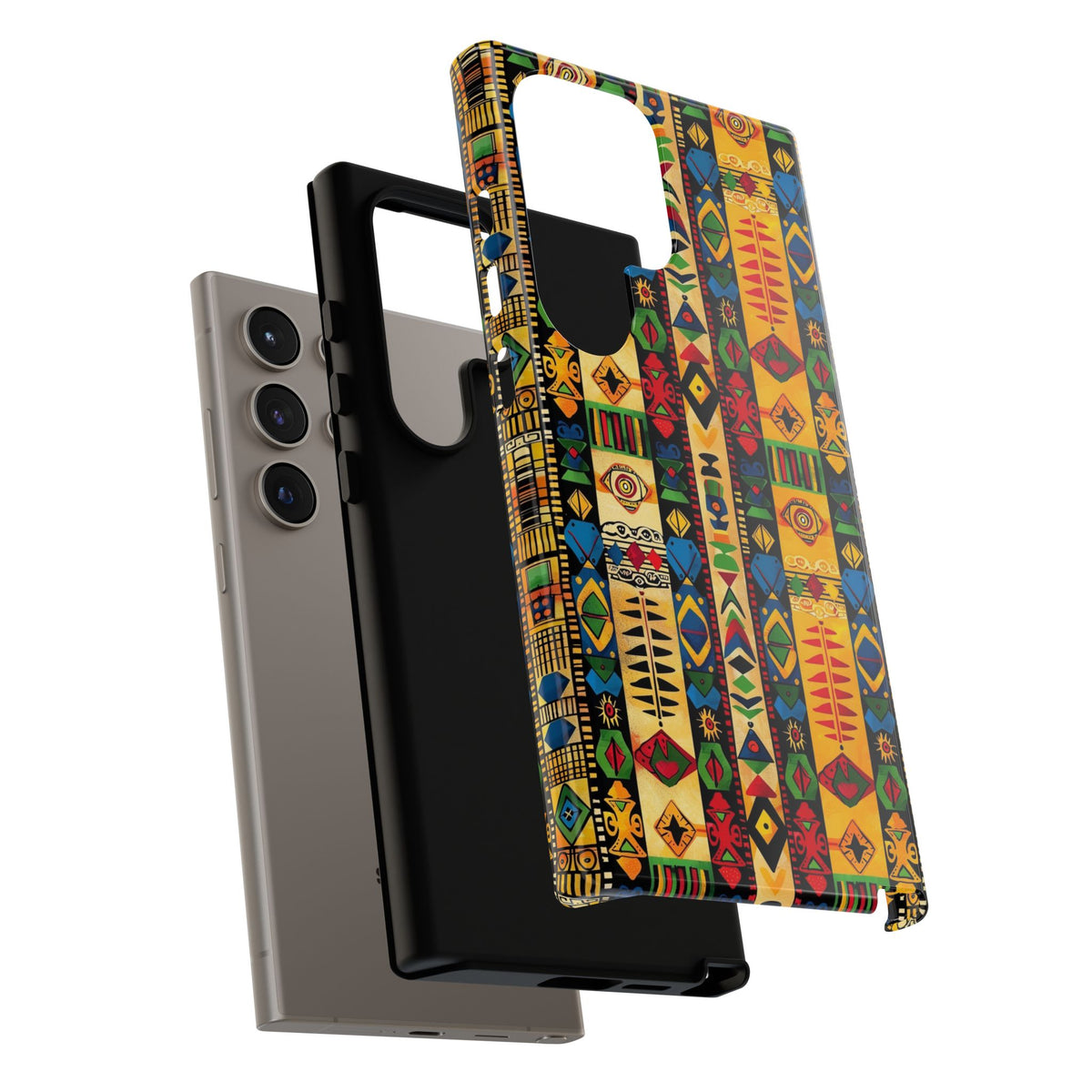 Stylish African Pattern Phone Case – Unique and Vibrant Protection 163