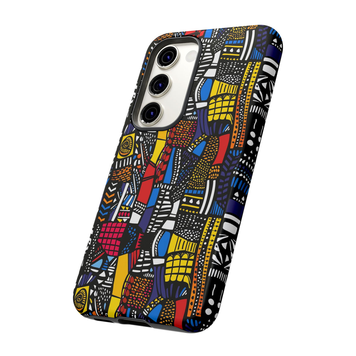 Stylish African Pattern Phone Case – Unique and Vibrant Protection 201