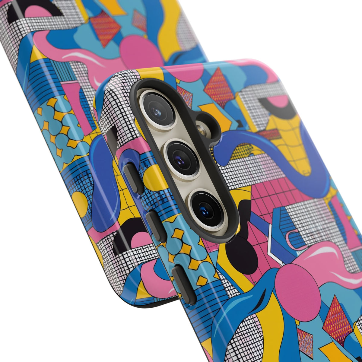 90s Themed Seamless Pattern Phone Case – Embrace Retro Style and Protection 224