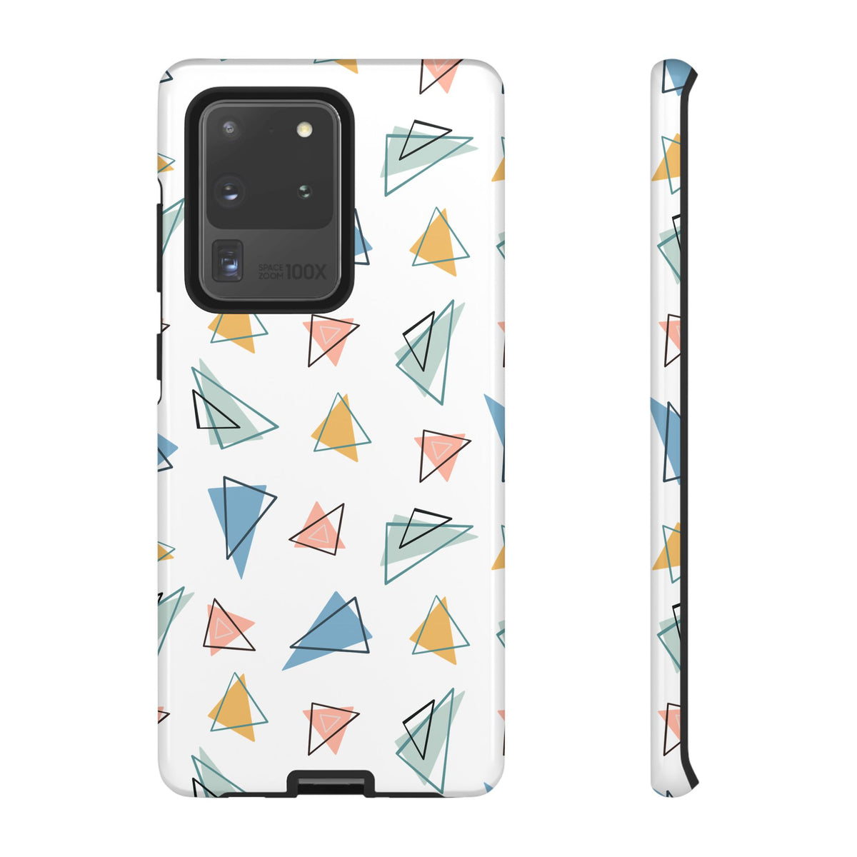 Triangle Pattern Phone Case – Modern & Durable Geometric Design