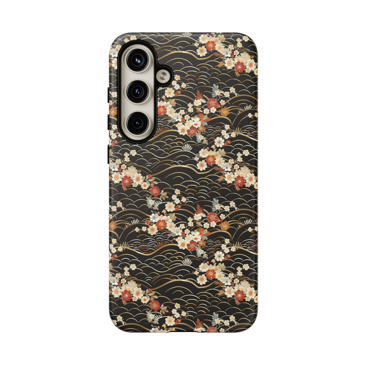 Japanese Pattern Phone Case – Elegant & Timeless Design for Your Phone 097