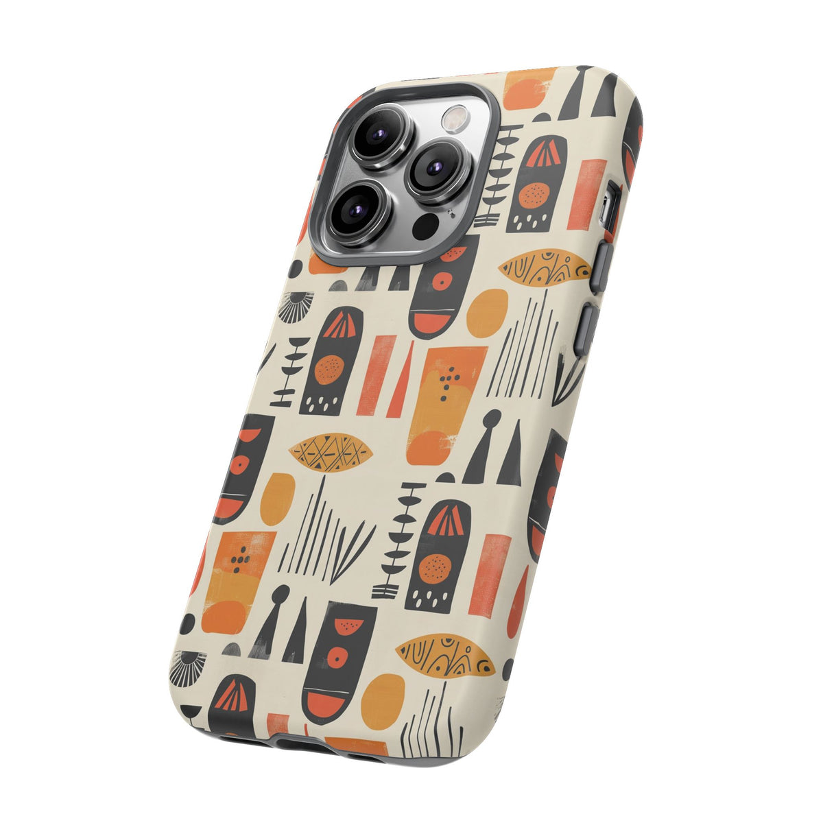 Stylish African Pattern Phone Case – Unique and Vibrant Protection 208