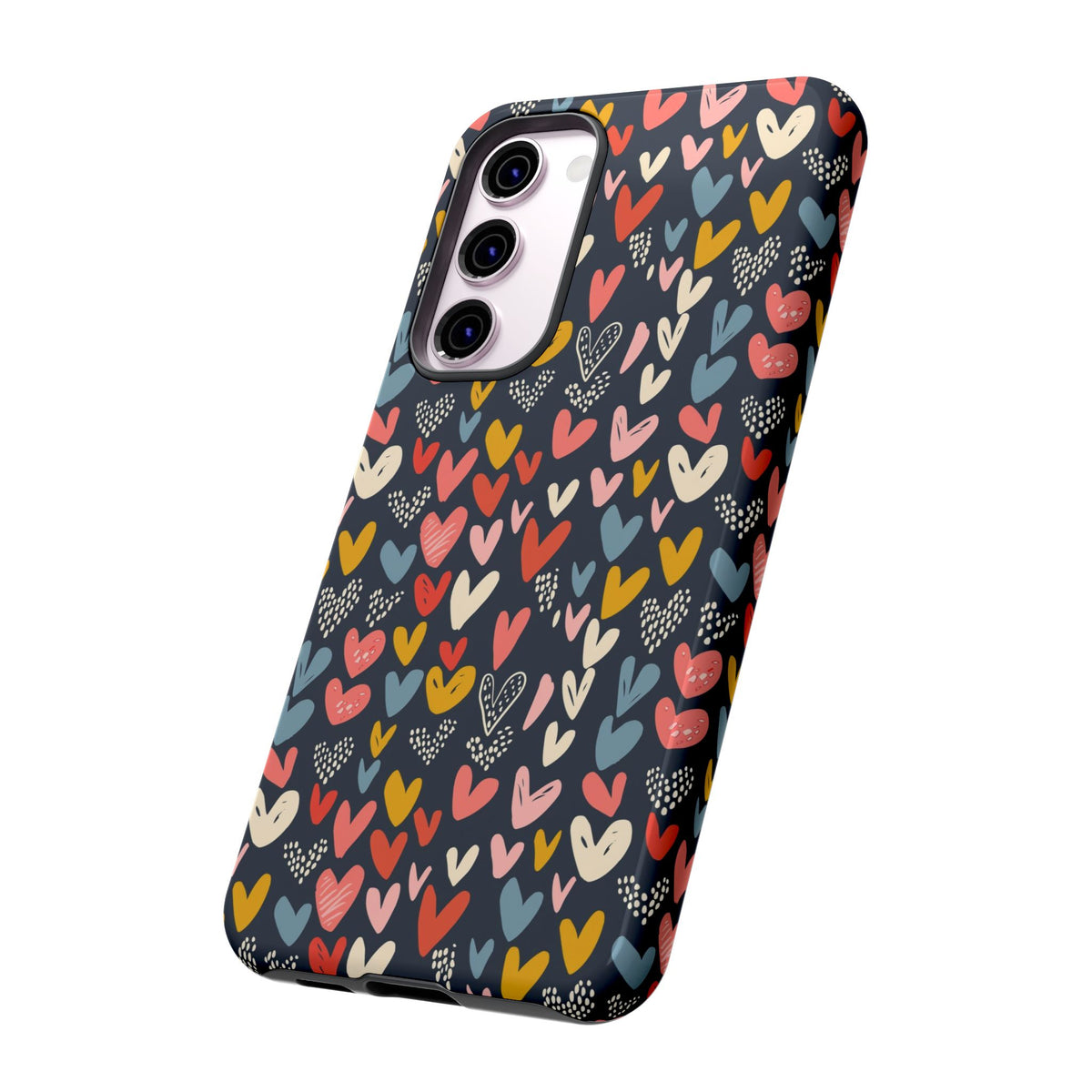 Heart Pattern Phone Case – Stylish & Loving Design for Your Device 816